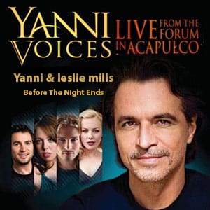 اجرای زنده Yanni & leslie mills Before The Night Ends live 2009