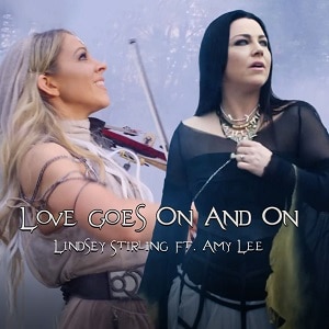 موزیک ویدیو Lindsey Stirling - Love Goes On and On feat. Amy Lee of Evanescence با زیرنویس