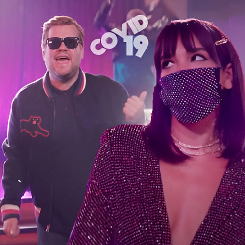 موزیک ویدیو Dua Lipa & James Corden Offer ‘New Rules’ for Covid-19 Dating با زیرنویس