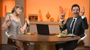 گفتگو جیمی فلن و تیلور سوئیفت با زیرنویس Taylor Swift on Jimmy Fallon October 6 2025 download subtitles farsi/english